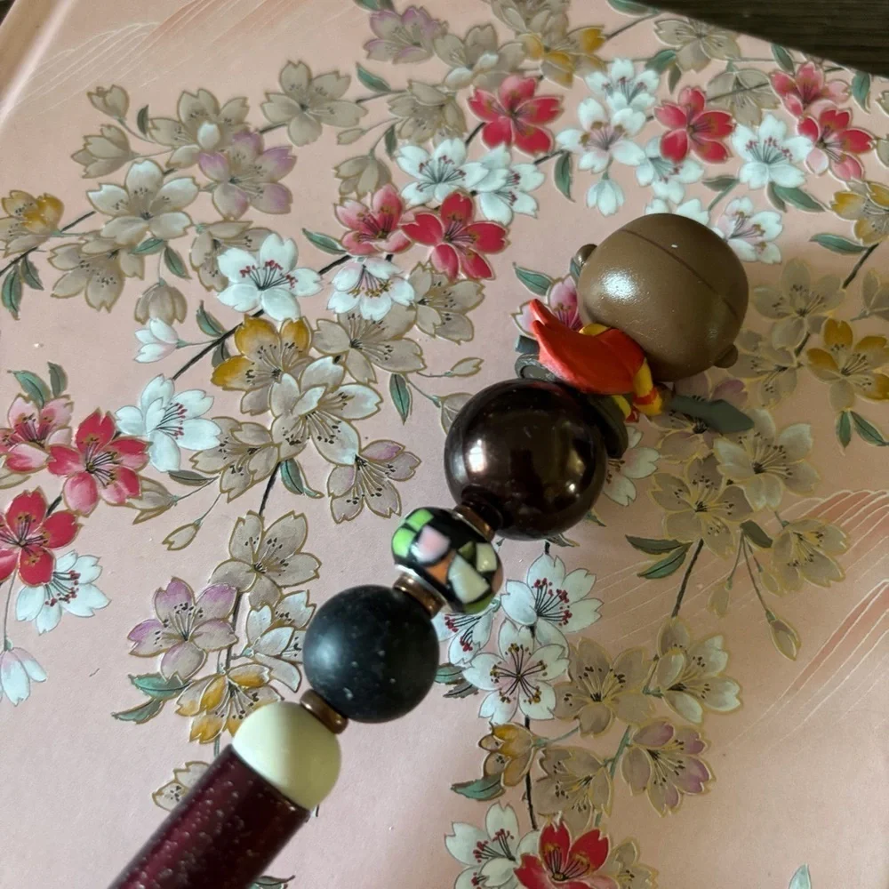 Marvel Doorables: Black Panther: Okoye handmade beaded pen